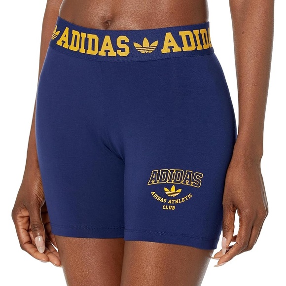✨NWT Adidas Booty Shorts Navy Blue Size XL - Picture 1 of 10